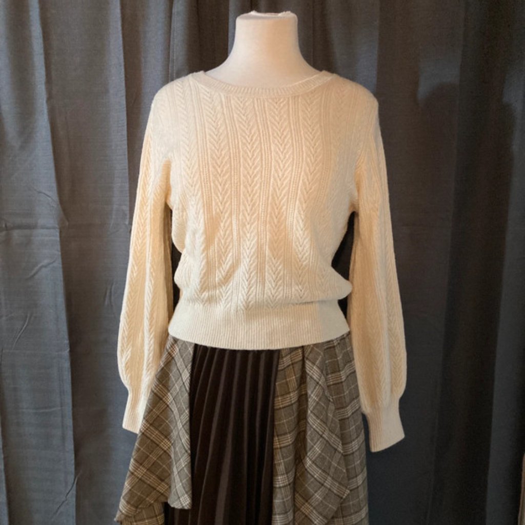 Off-White Pullover Sweater